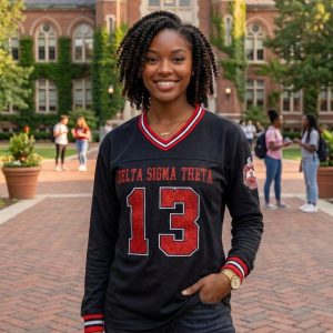Delta Sigma Theta Football Jersey