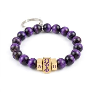 Omega Psi Phi Stone Bracelete