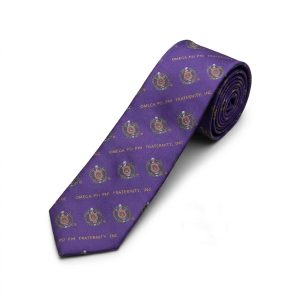 Omega Psi Phi Shield Tie