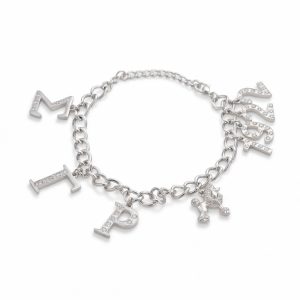 Sigma Gamma Rho Three Letter Charm Bracelet