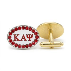 Kappa Alpha Psi Stone cufflinks