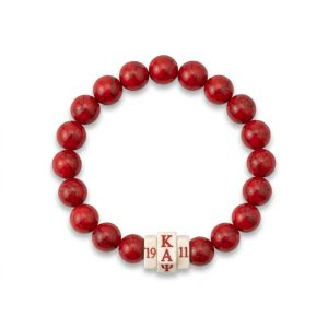 Kappa Alpha Psi Red Stone bracelet