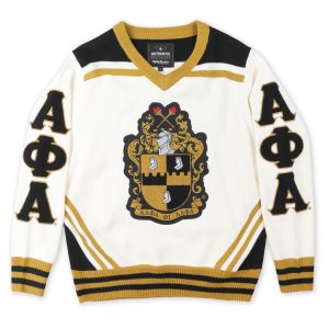 APA V-Neck Sweater-Ivory